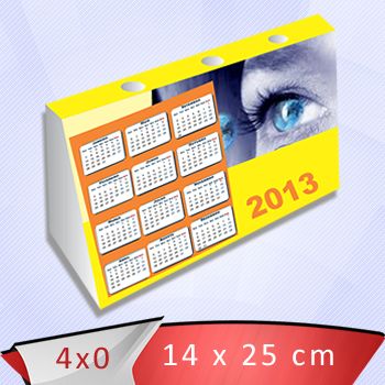 500 CALENDARIO DE MESA COM PORTA CANETAS